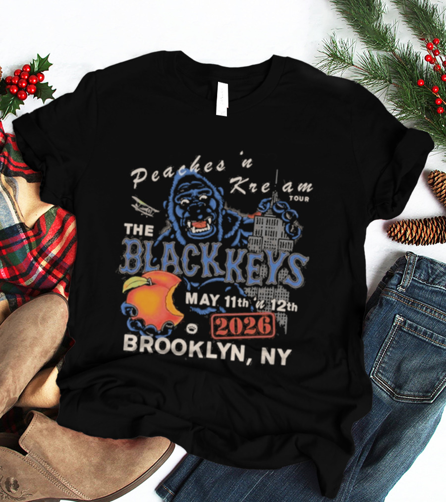 The Black Keys Peaches N Keem Tour Brooklyn May 11 12 2026 NYC T-Shirt