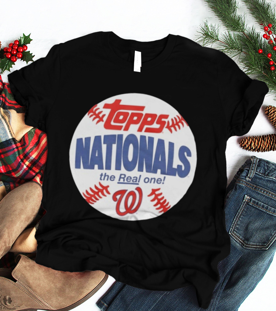 Topps Nationals The Real One MLB W Baseball T-Shirt