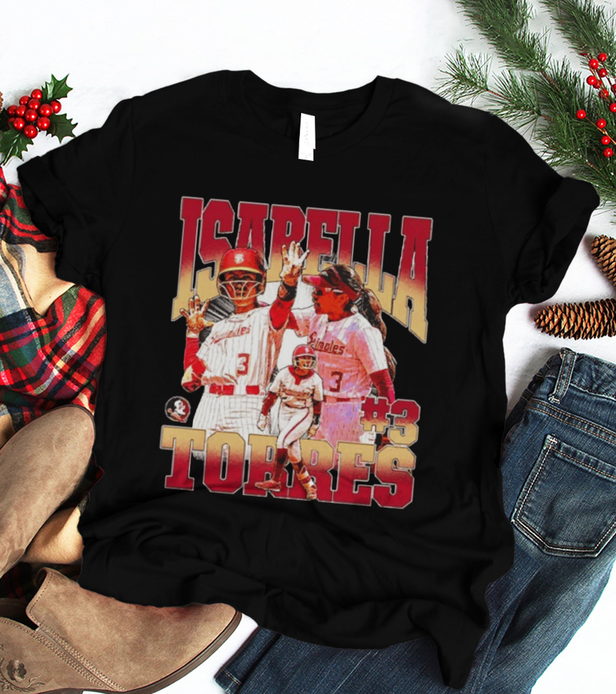 Isabella Torres Florida State Seminoles #3 Player Collage T-Shirt