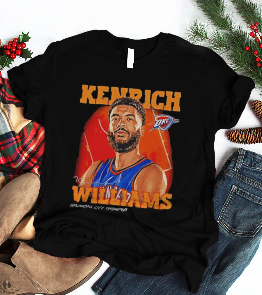Kenrich Williams Oklahoma City Thunder OKC Basketball Player T-Shirt