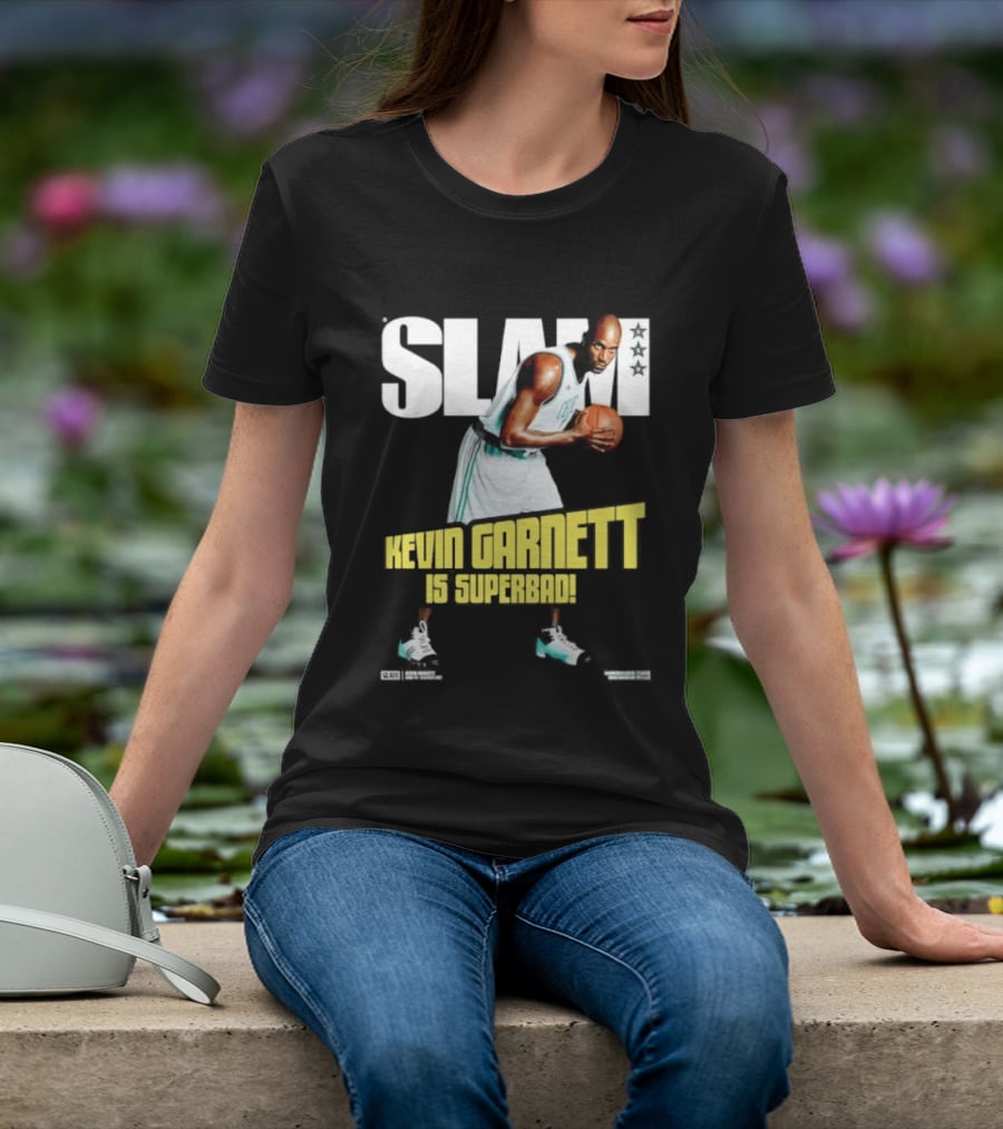 Slam Kevin Garnett Is Superbad Celtics Basketball T-Shirt