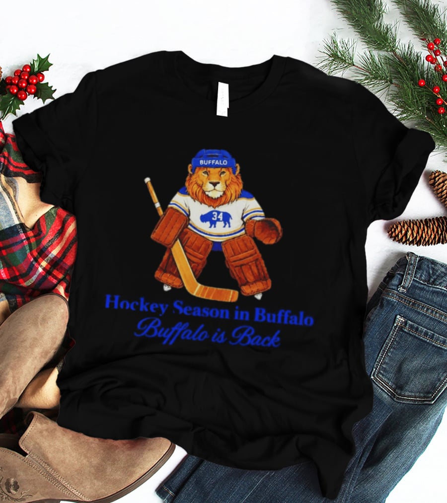Hockey Season Buffalo Sabres Lion Alex Lyon T-Shirt