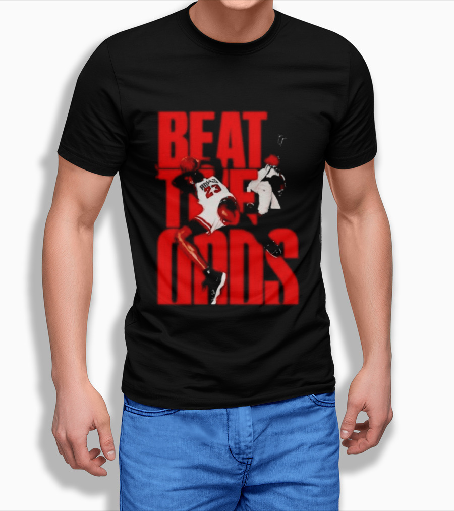Beat The Odds Michael Jordan 23 Chicago Bulls T-Shirt