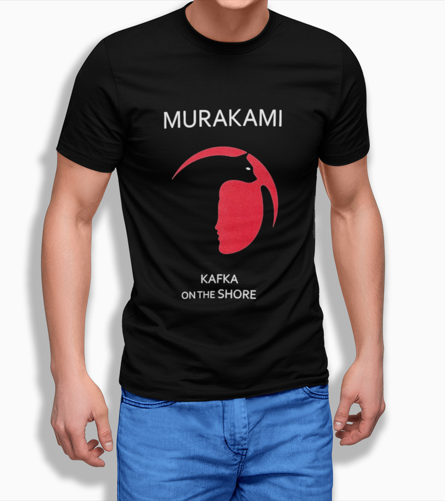 Murakami Kafka On The Shore Red Face T-Shirt