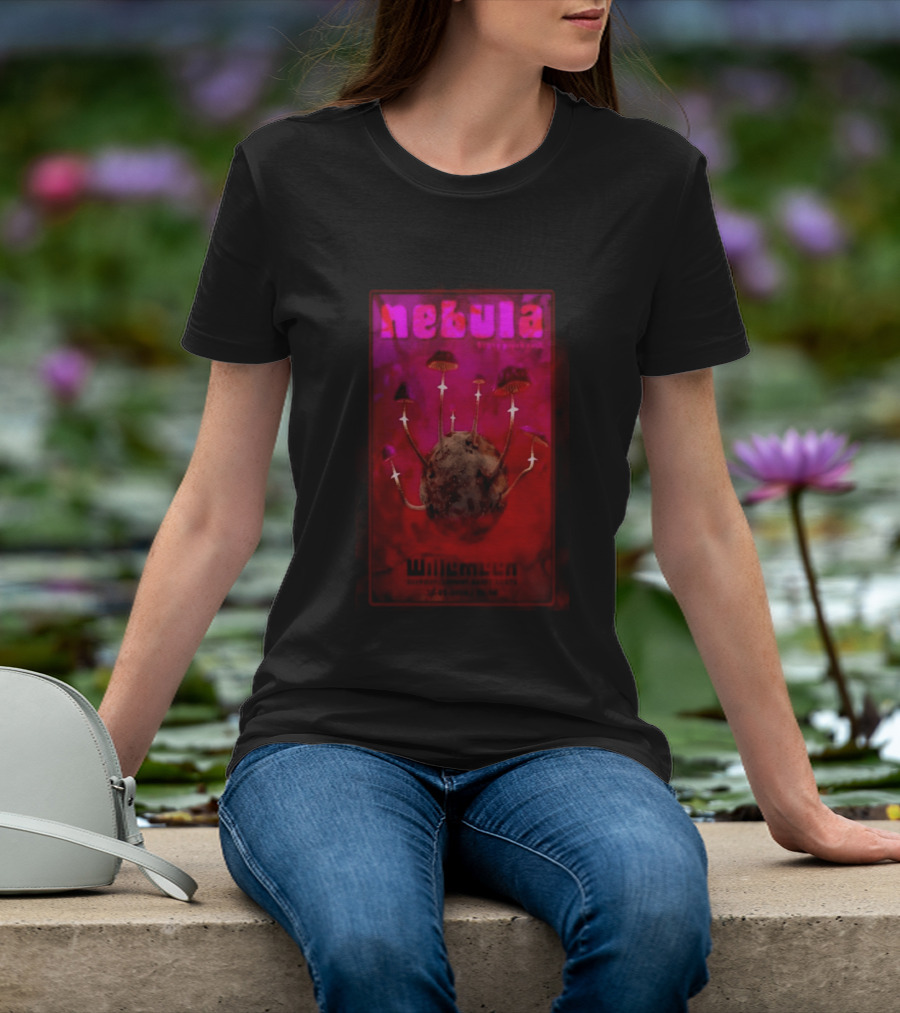 Nebula Willemeen Arnhem Netherlands May 30 2026 Surreal Mushrooms T-Shirt