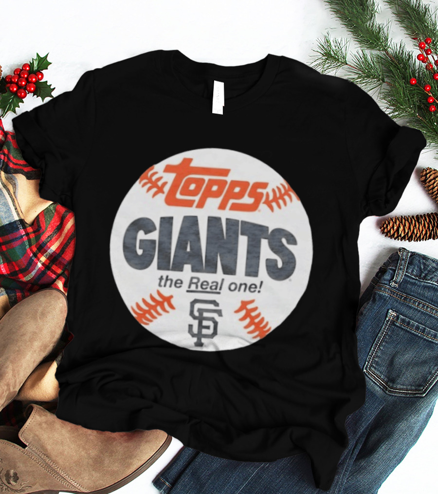 Topps Giants The Real One SF Baseball Collaboration T-Shirt