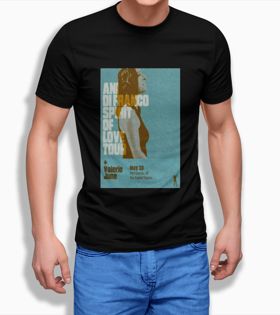 Ani DiFranco Spirit Of Love Tour May 10 Port Chester NY The Capitol Theatre Valerie June T-Shirt