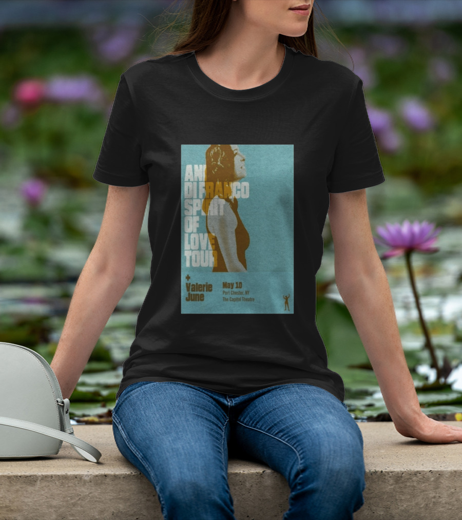 Ani DiFranco Spirit Of Love Tour May 10 Port Chester NY The Capitol Theatre Valerie June T-Shirt