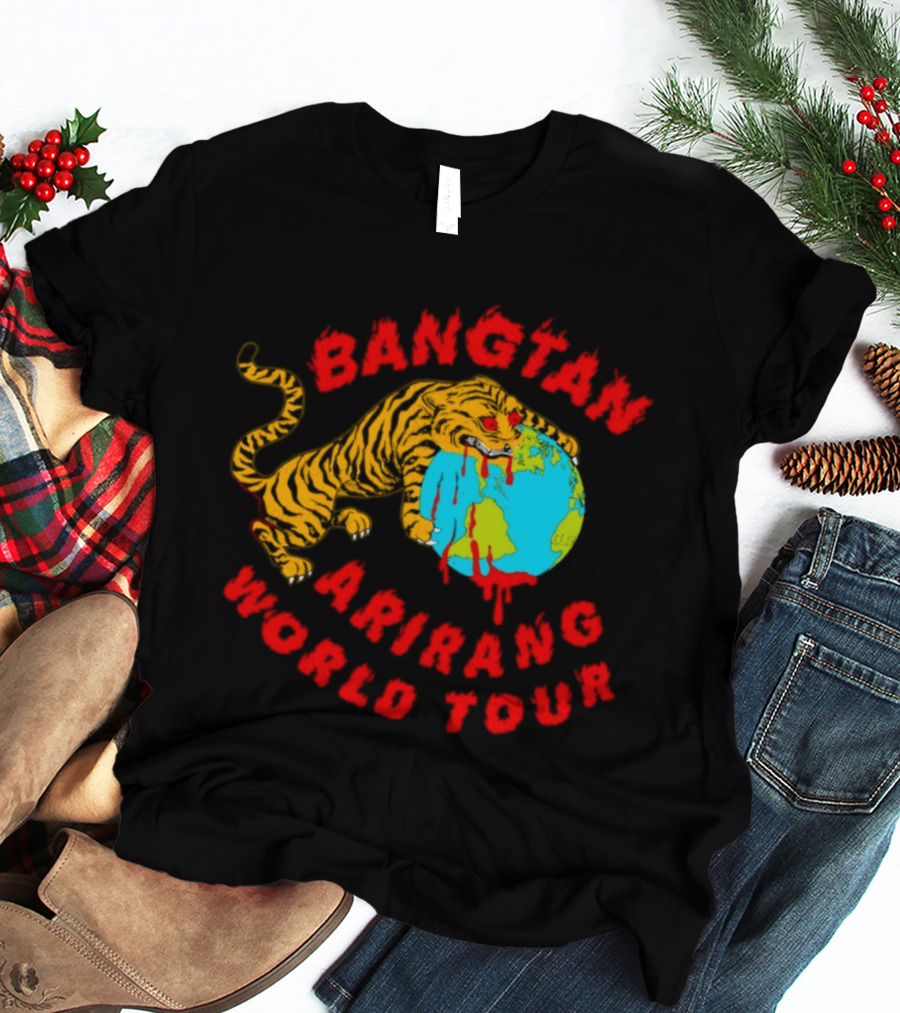 Bangtan Arirang World Tour Tiger Earth T-Shirt
