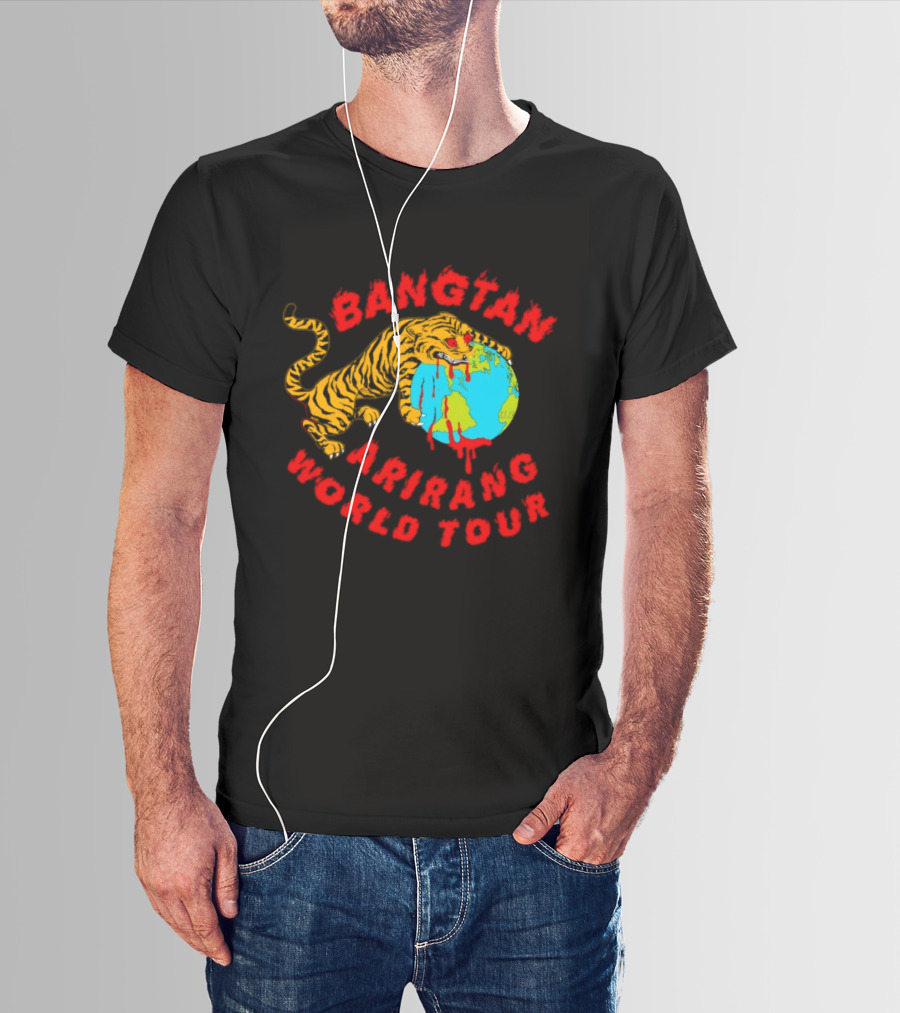 Bangtan Arirang World Tour Tiger Earth T-Shirt
