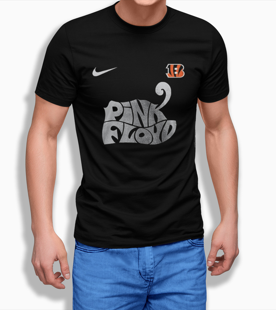 Nike Pink Floyd Cincinnati Bengals JB T-Shirt