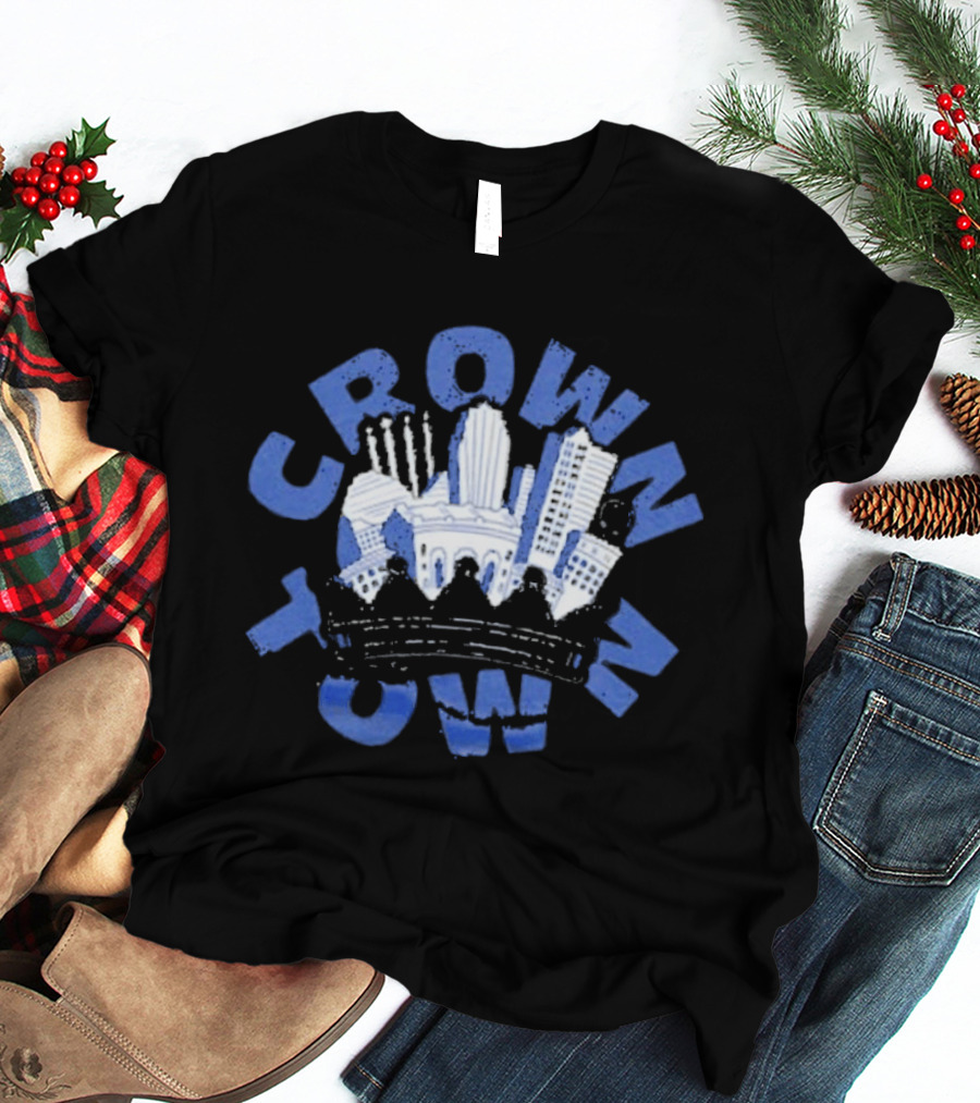 Crown Town Cityscape Skyline Buildings T-Shirt