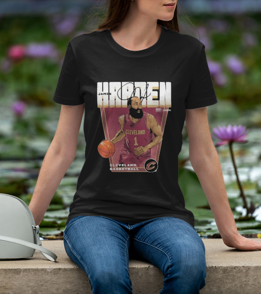 James Harden Cleveland Basketball 500 Level NBA Signature Edition T-Shirt