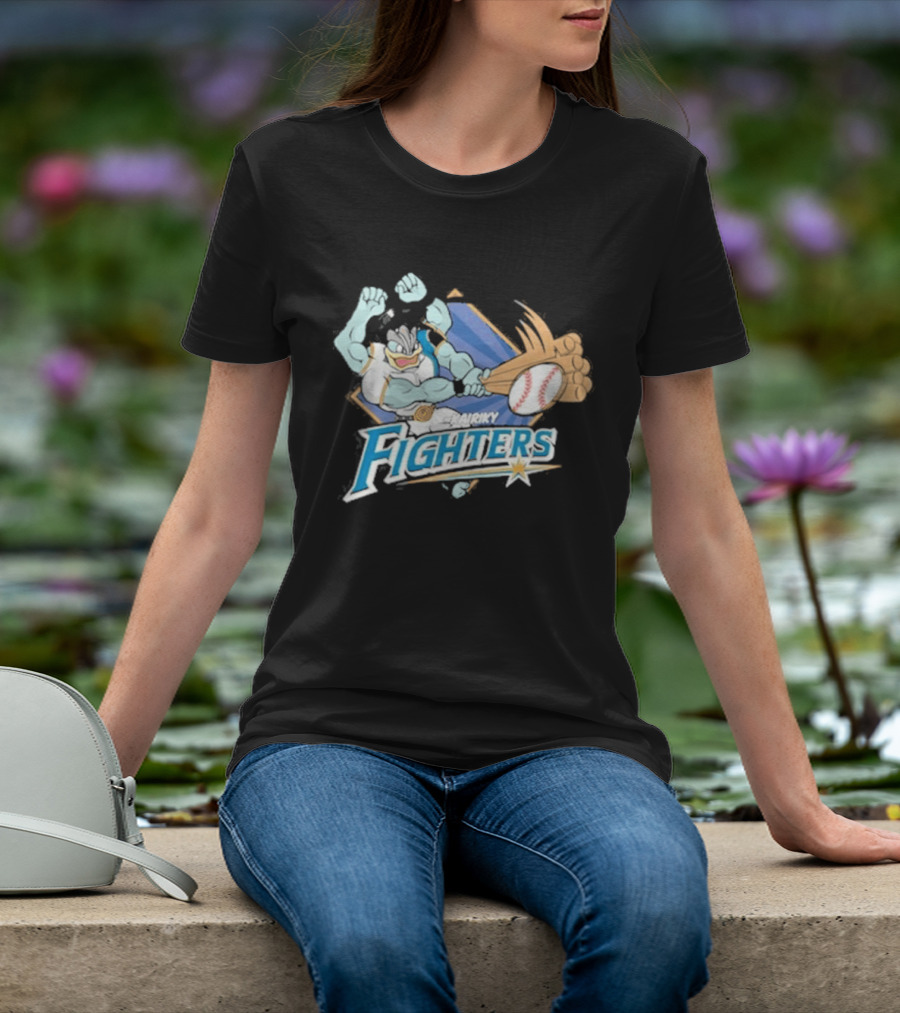 Hokkaido Nippon Ham Fighters Machamp Baseball T-Shirt