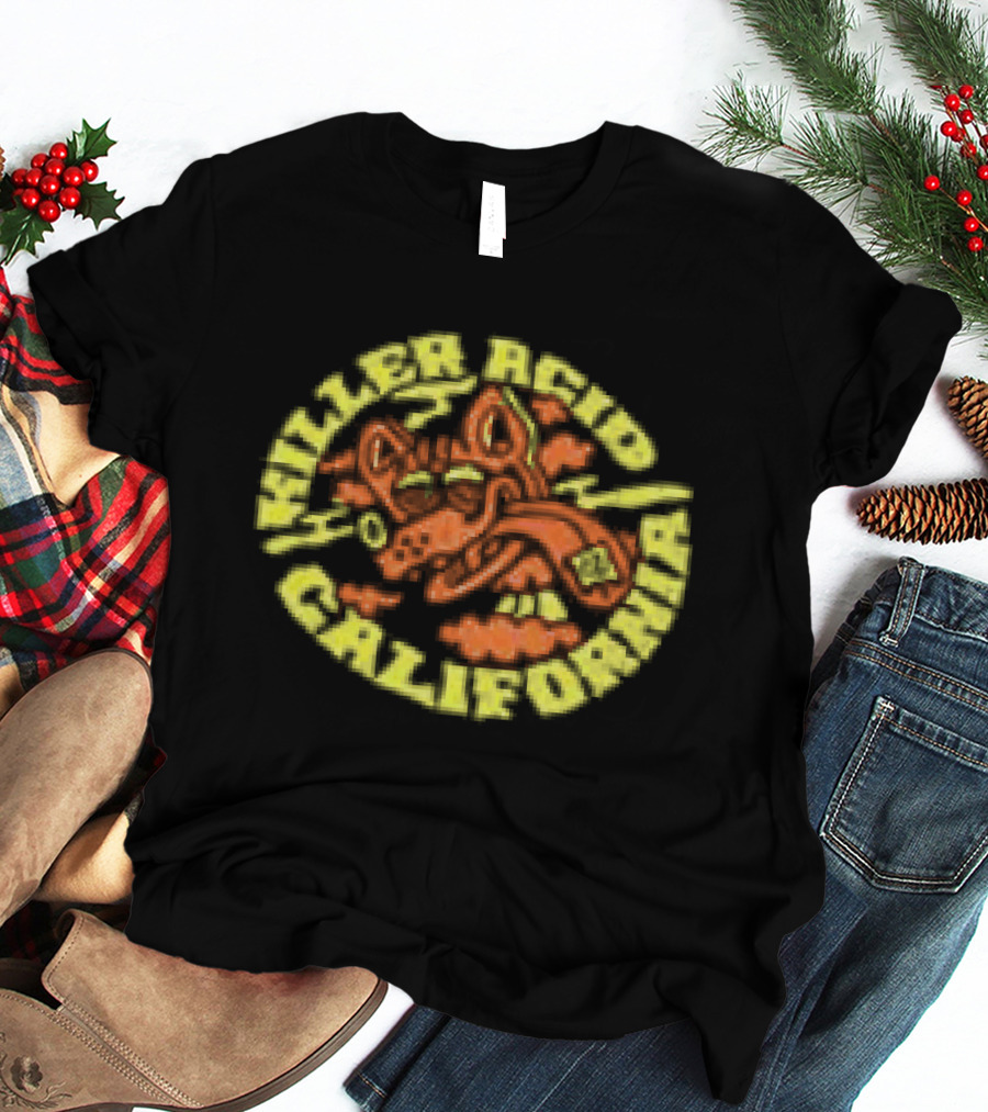Killer Acid California Dog Daze Trippy Psychedelic T-Shirt