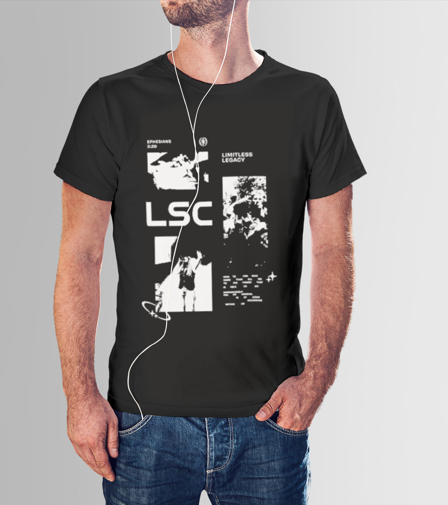 Legacy Church LSC Limitless Legacy Map Motif T-Shirt