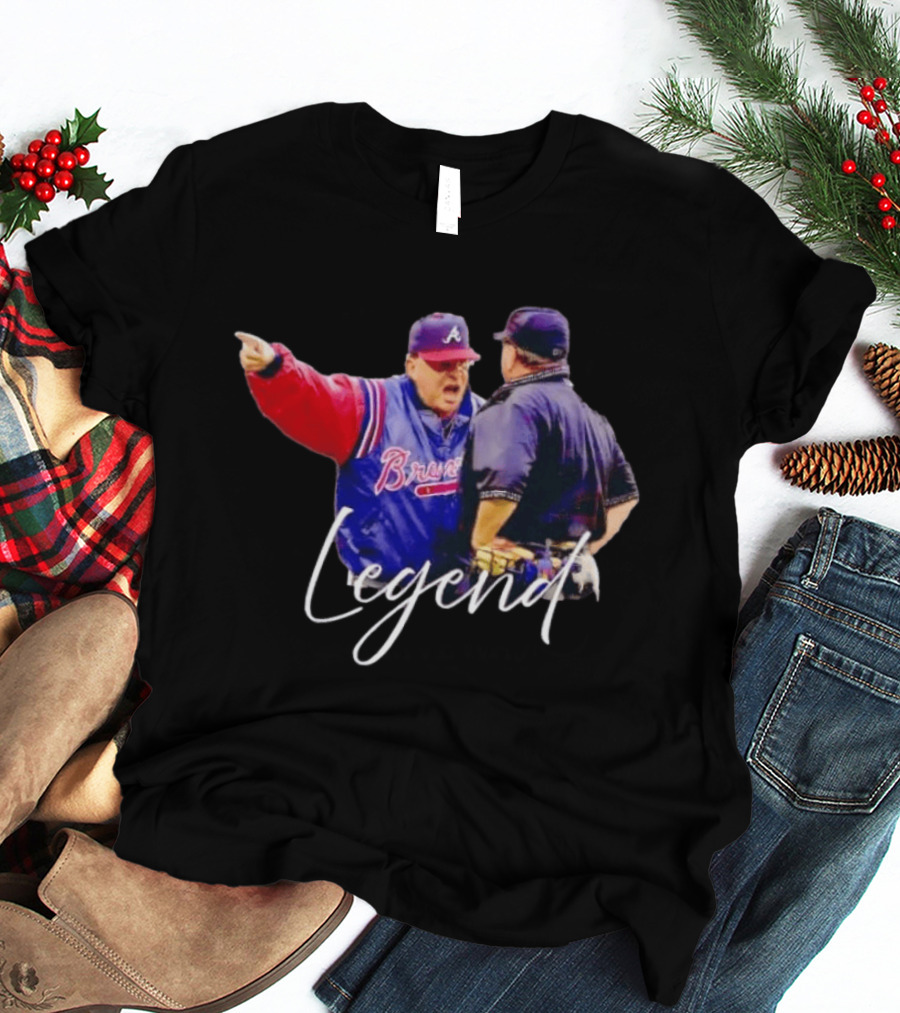 Legend Braves Bobby Cox Heated Argument With Referee T-Shirt