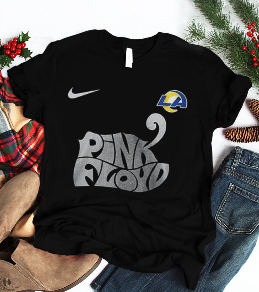 Los Angeles Rams Pink Floyd The Dark Side Of The Moon Nike Collaboration T-Shirt
