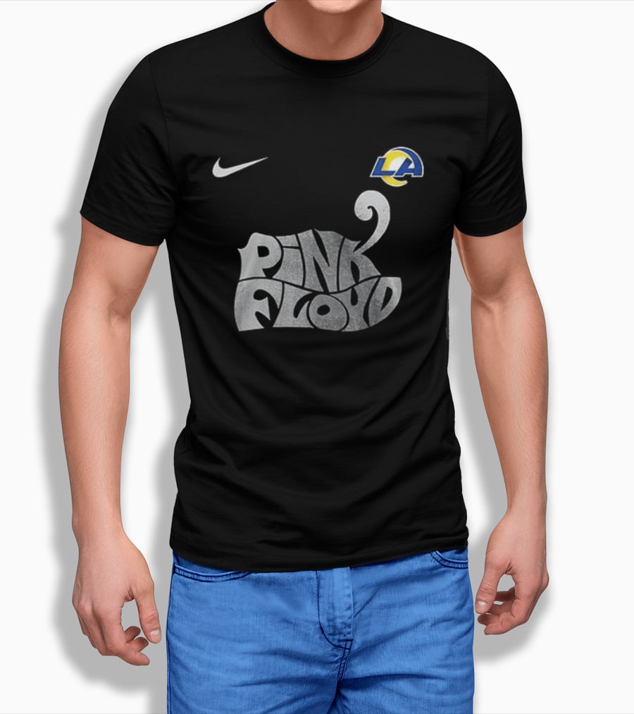 Los Angeles Rams Pink Floyd The Dark Side Of The Moon Nike Collaboration T-Shirt