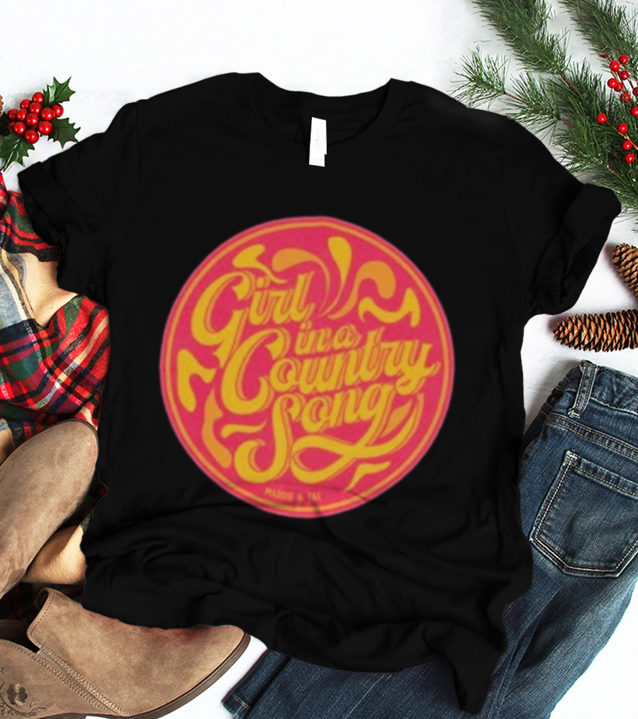 Maddie & Tae Girl In A Country Song Retro Pop T-Shirt