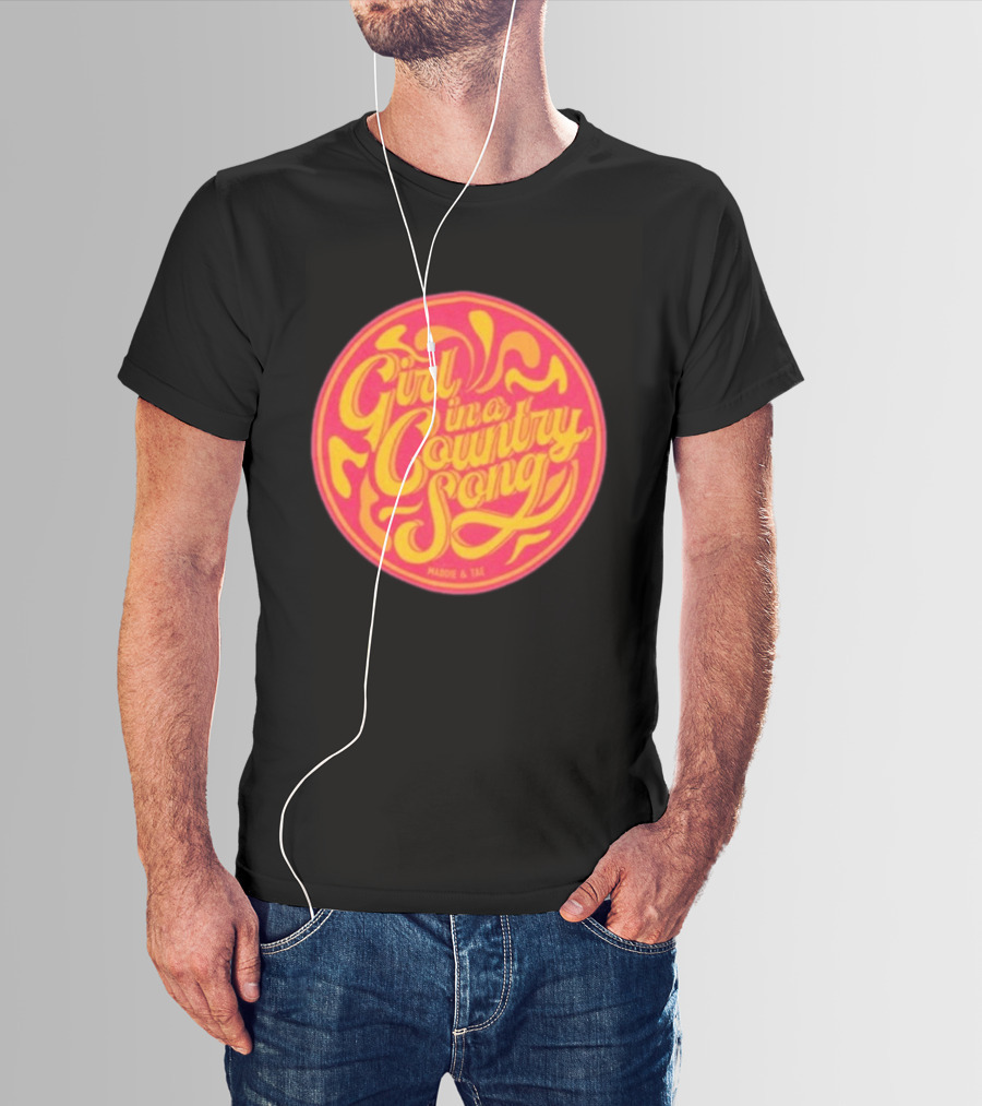 Maddie & Tae Girl In A Country Song Retro Pop T-Shirt