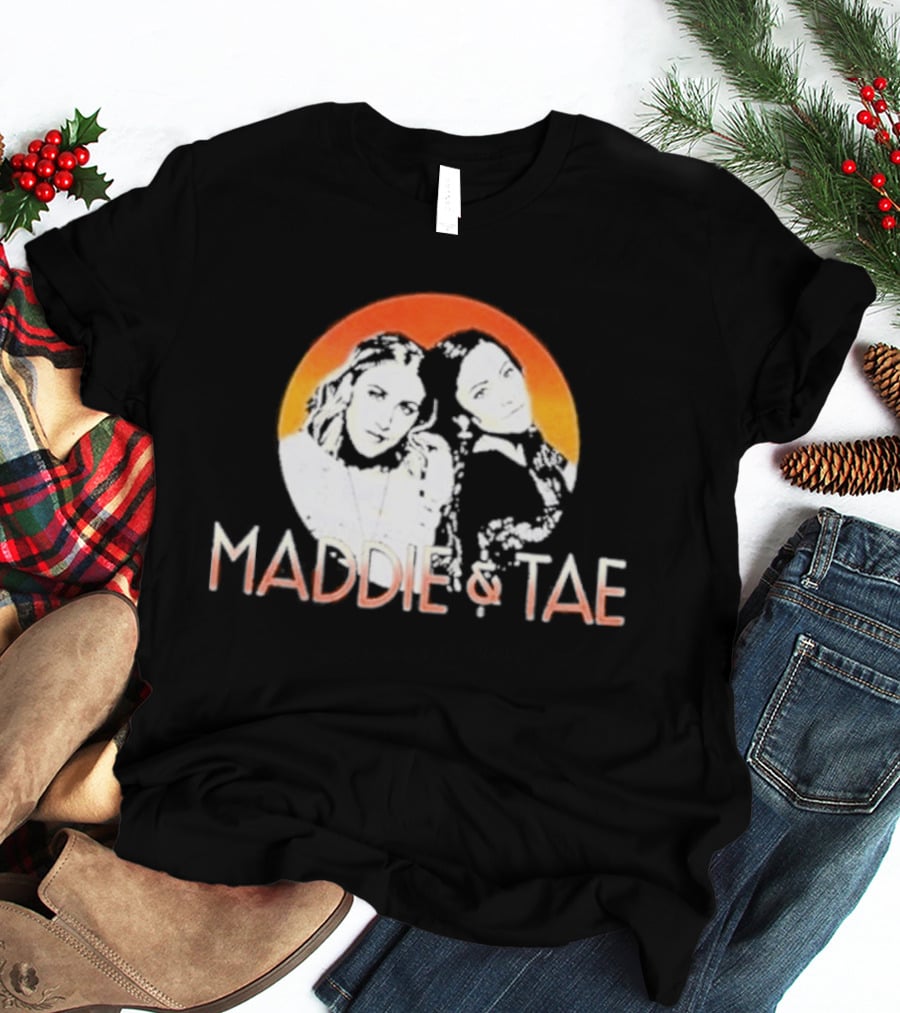 Maddie & Tae Country Music Duo Orange Arch T-Shirt