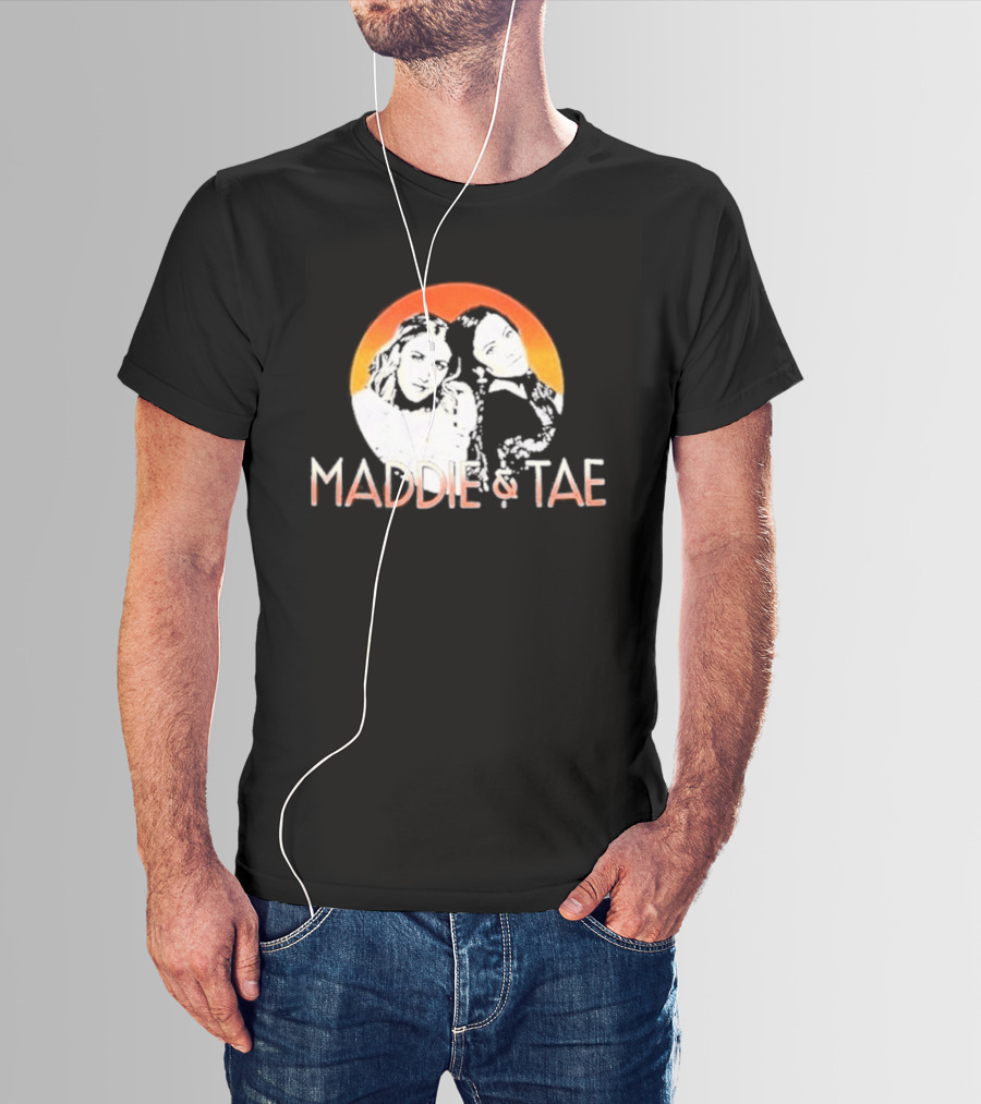 Maddie & Tae Country Music Duo Orange Arch T-Shirt
