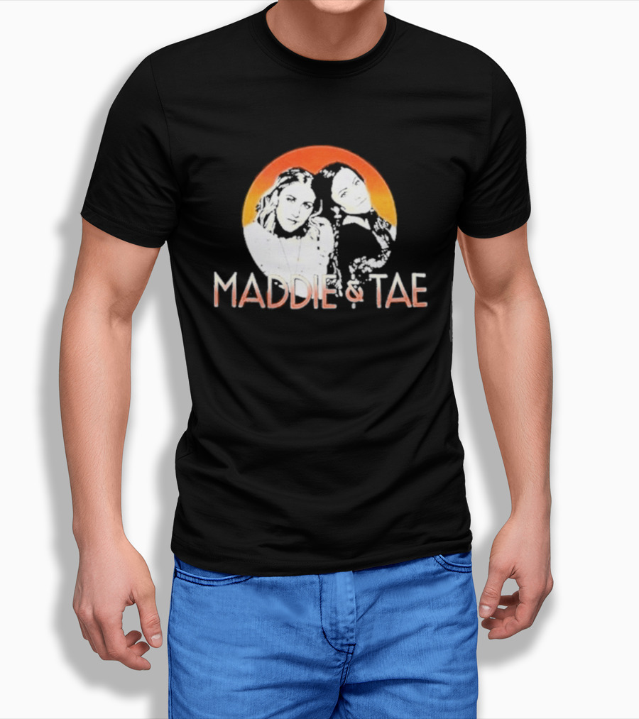 Maddie & Tae Country Music Duo Orange Arch T-Shirt