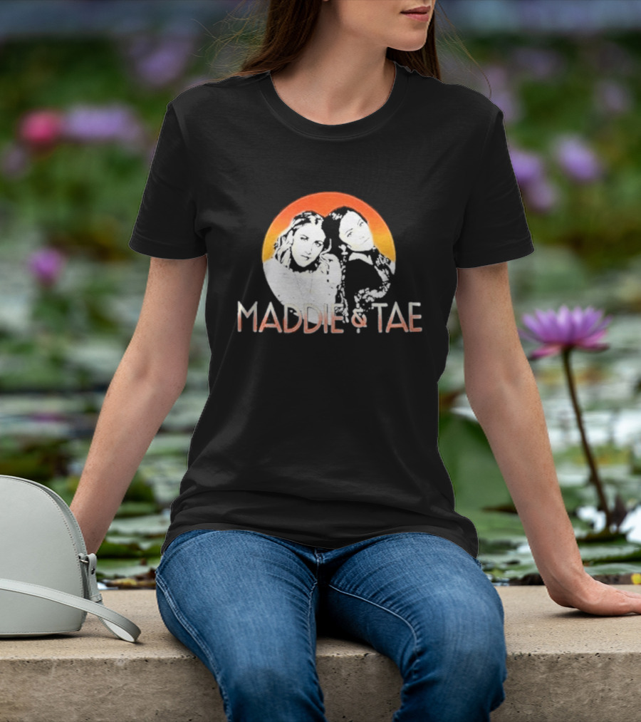 Maddie & Tae Country Music Duo Orange Arch T-Shirt