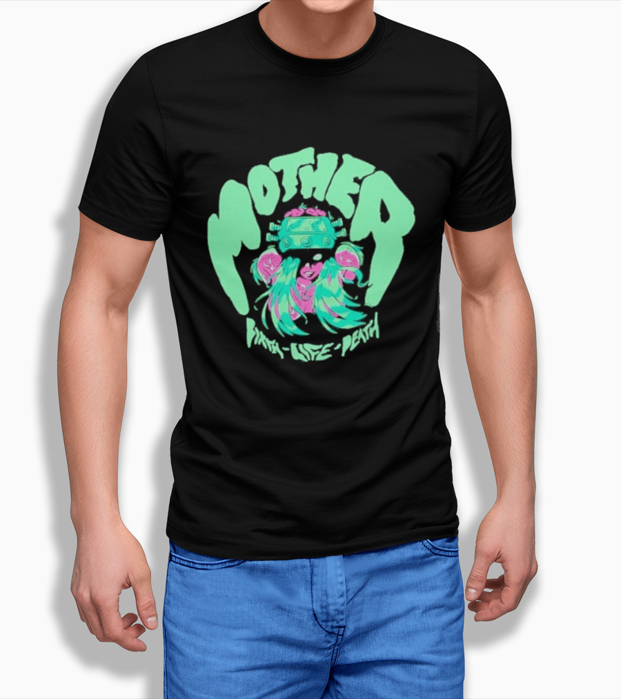 Mother Birth Life Death Neon Psychedelic T-Shirt