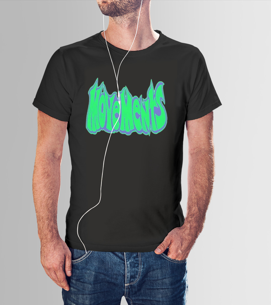 Movements Back In My Ways Neon Vaporwave Style Font T-Shirt