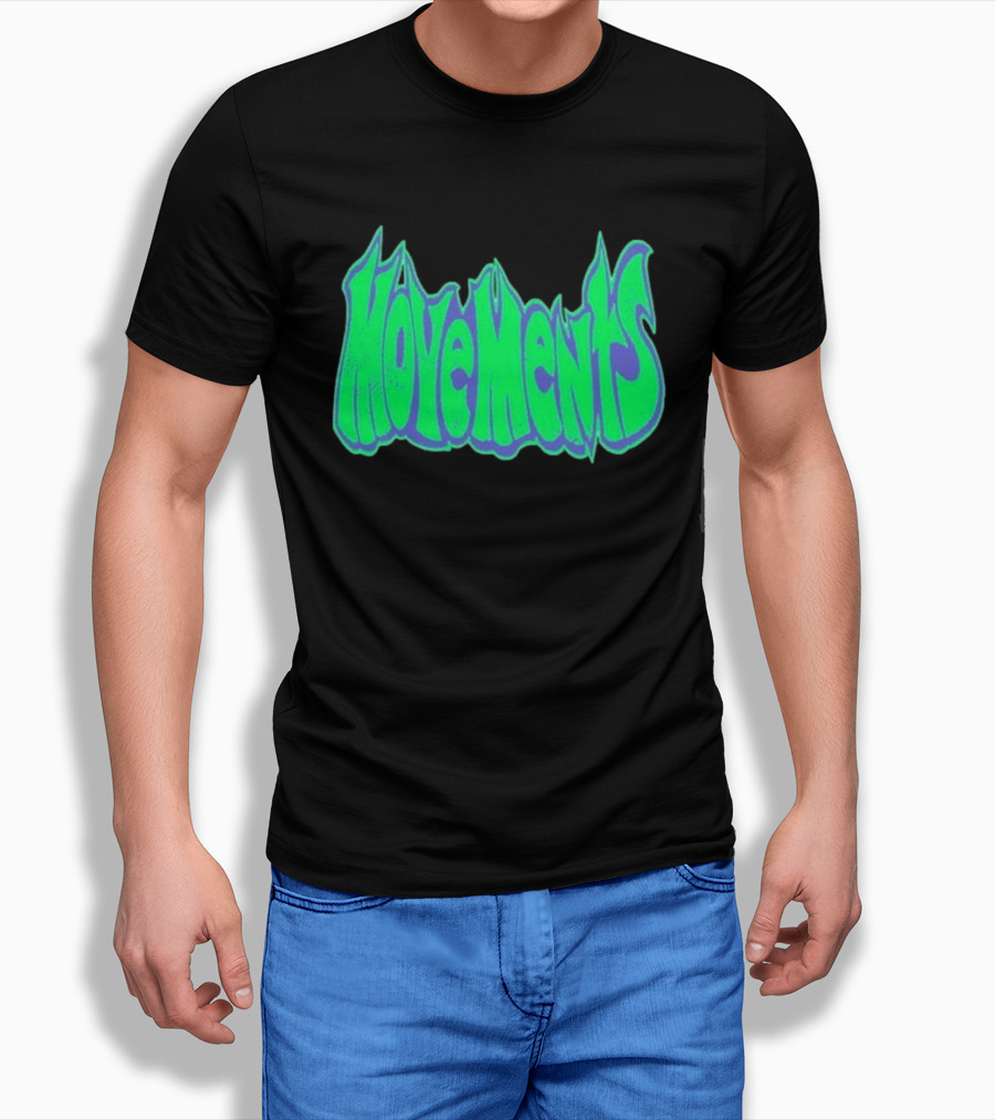 Movements Back In My Ways Neon Vaporwave Style Font T-Shirt