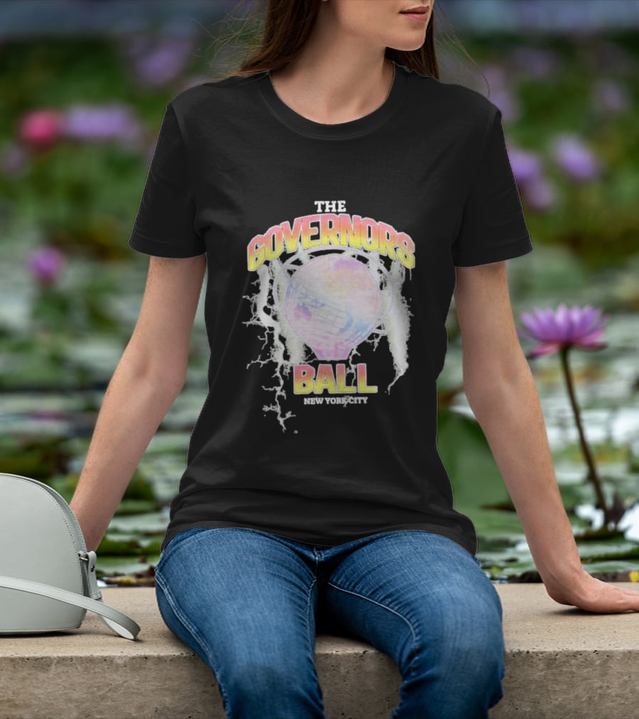 The Governors Ball New York City Lightning Globe Festival T-Shirt