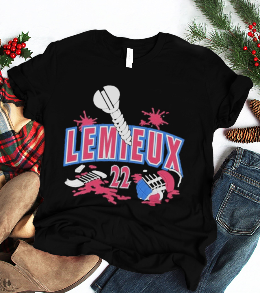 Lemieux 22 Screw Detroit Red Wings Hockey T-Shirt