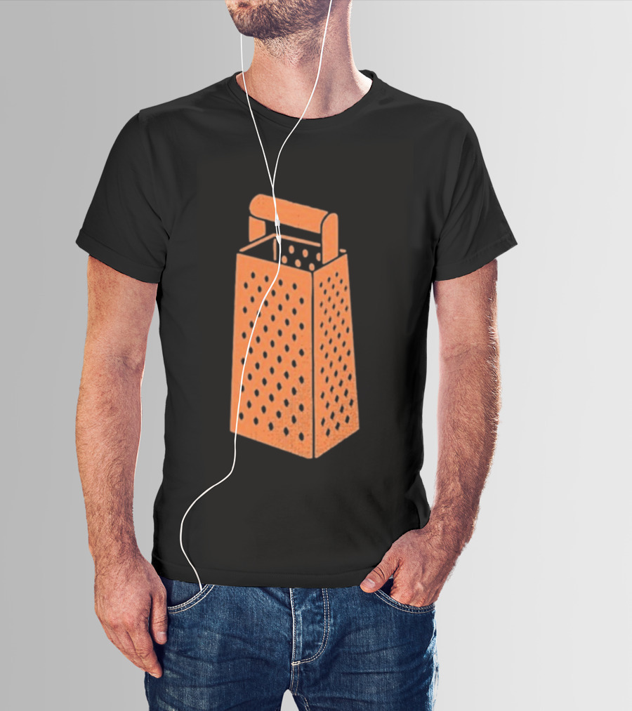 Shredded Cheese Grater Kitchen Tool Humor T-Shirt