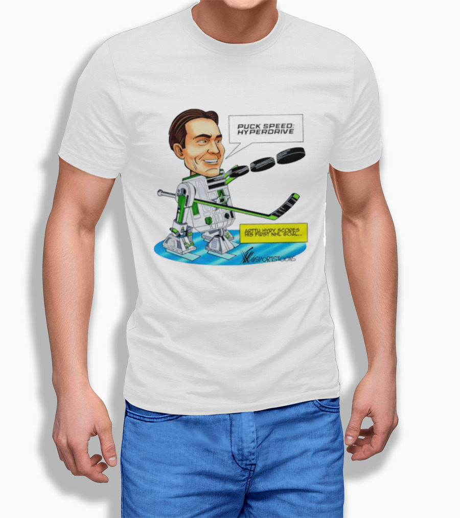 Arttu Hyry Puck Speed R2 D2 Dallas Stars First NHL Goal T-Shirt