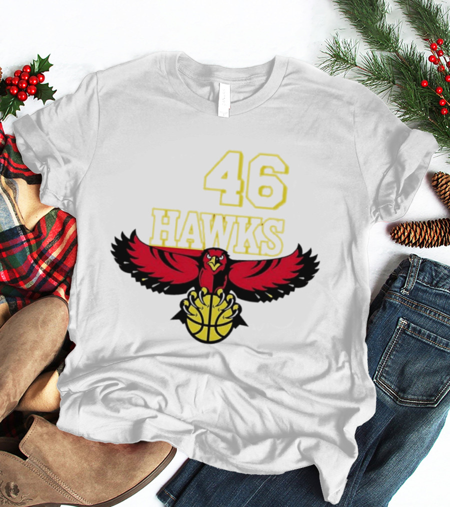 Atlanta Hawks 46 Iconic Basketball Team T-Shirt