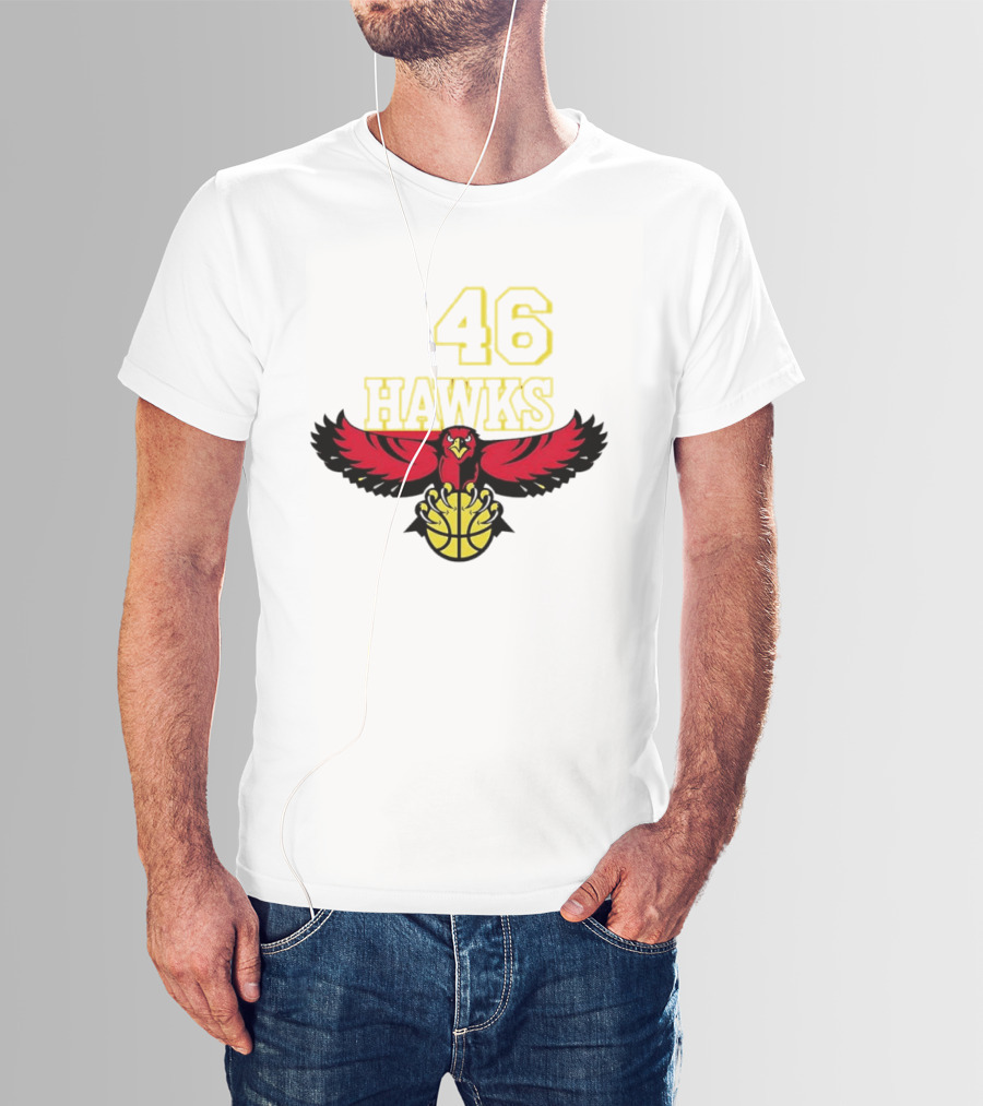 Atlanta Hawks 46 Iconic Basketball Team T-Shirt