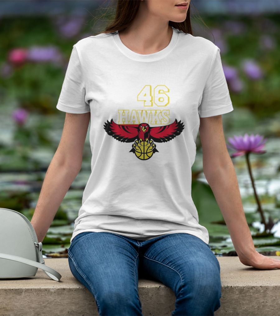 Atlanta Hawks 46 Iconic Basketball Team T-Shirt