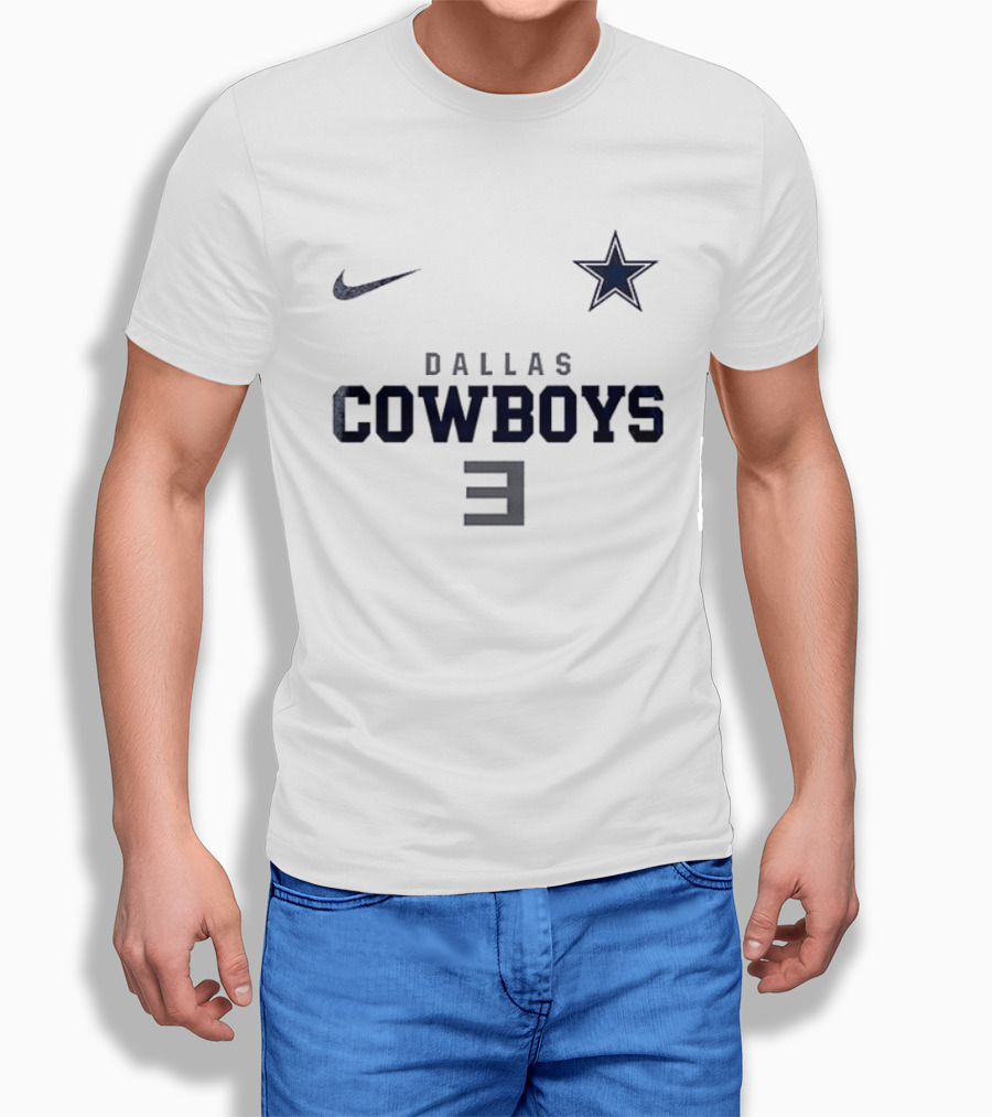 Nike Dallas Cowboys Eminem Slim Shady Mask Collaboration T-Shirt