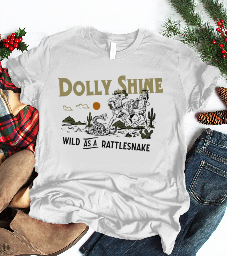 Dolly Shine Cowboys And Rattlesnake Adventure Wild West T-Shirt
