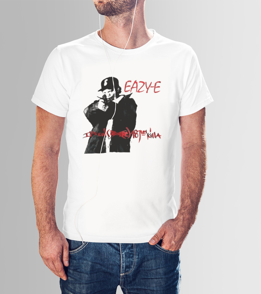 Eazy E It's On Dr. Dre 187um Killa Vintage Style Tribute 90s Hip Hop T-Shirt