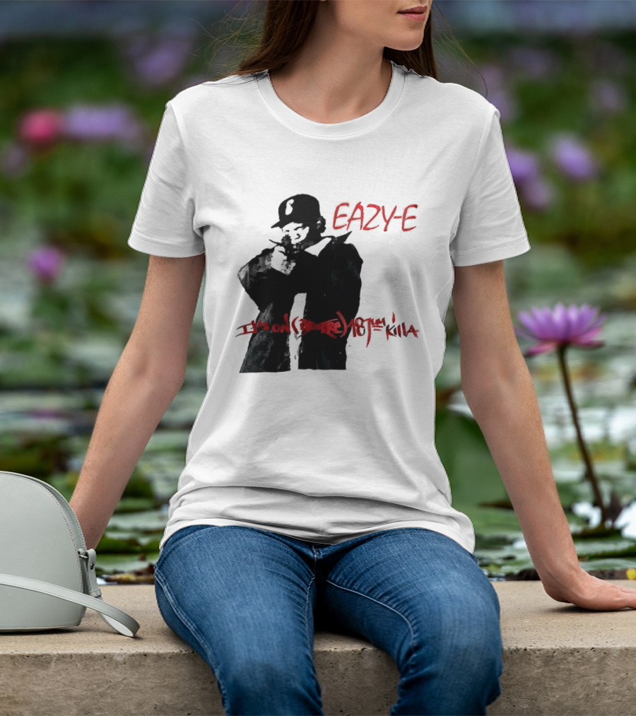 Eazy E It's On Dr. Dre 187um Killa Vintage Style Tribute 90s Hip Hop T-Shirt