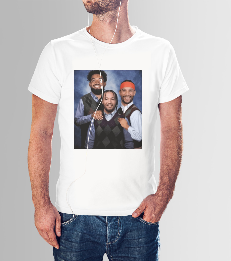 Karl Anthony Towns Jalen Brunson Josh Hart Step Brothers Argyle Sweater T-Shirt