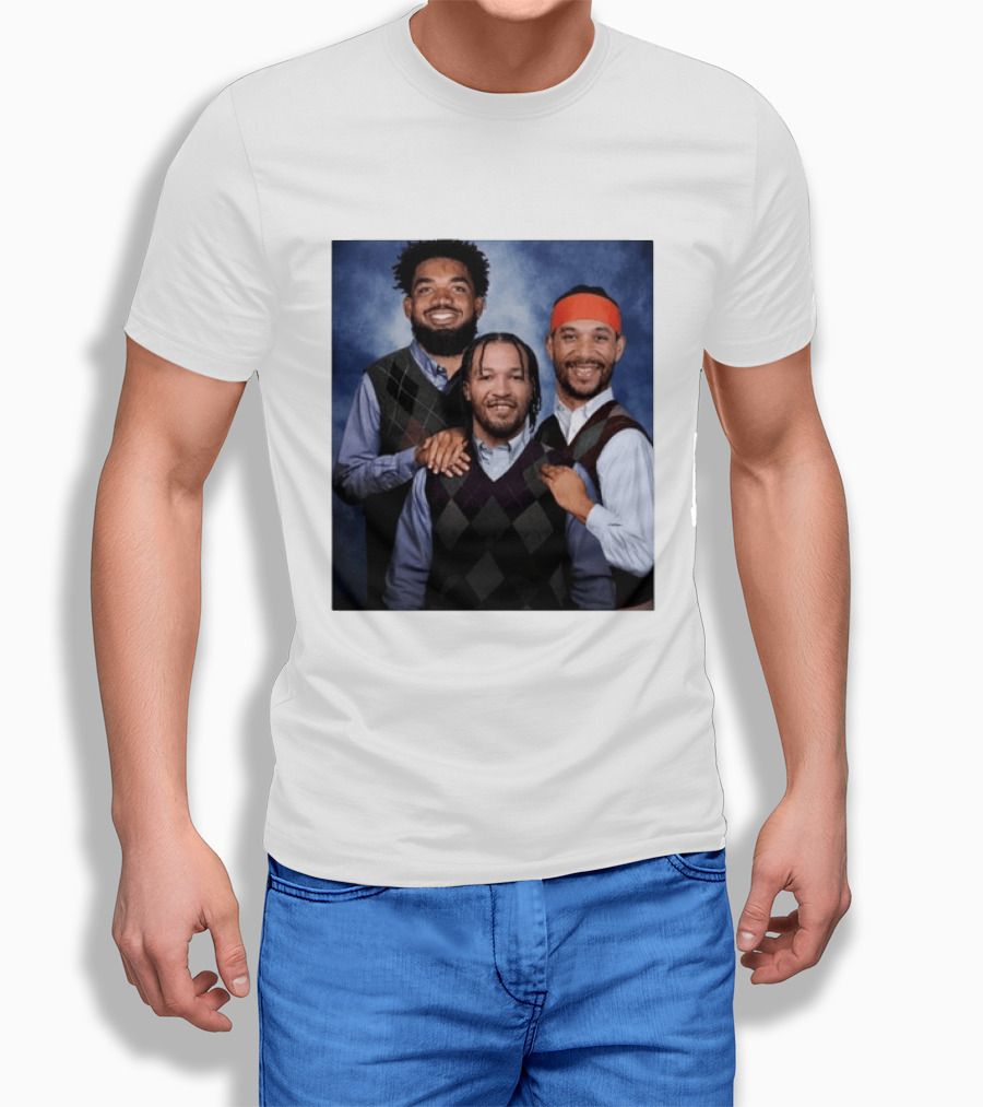 Karl Anthony Towns Jalen Brunson Josh Hart Step Brothers Argyle Sweater T-Shirt