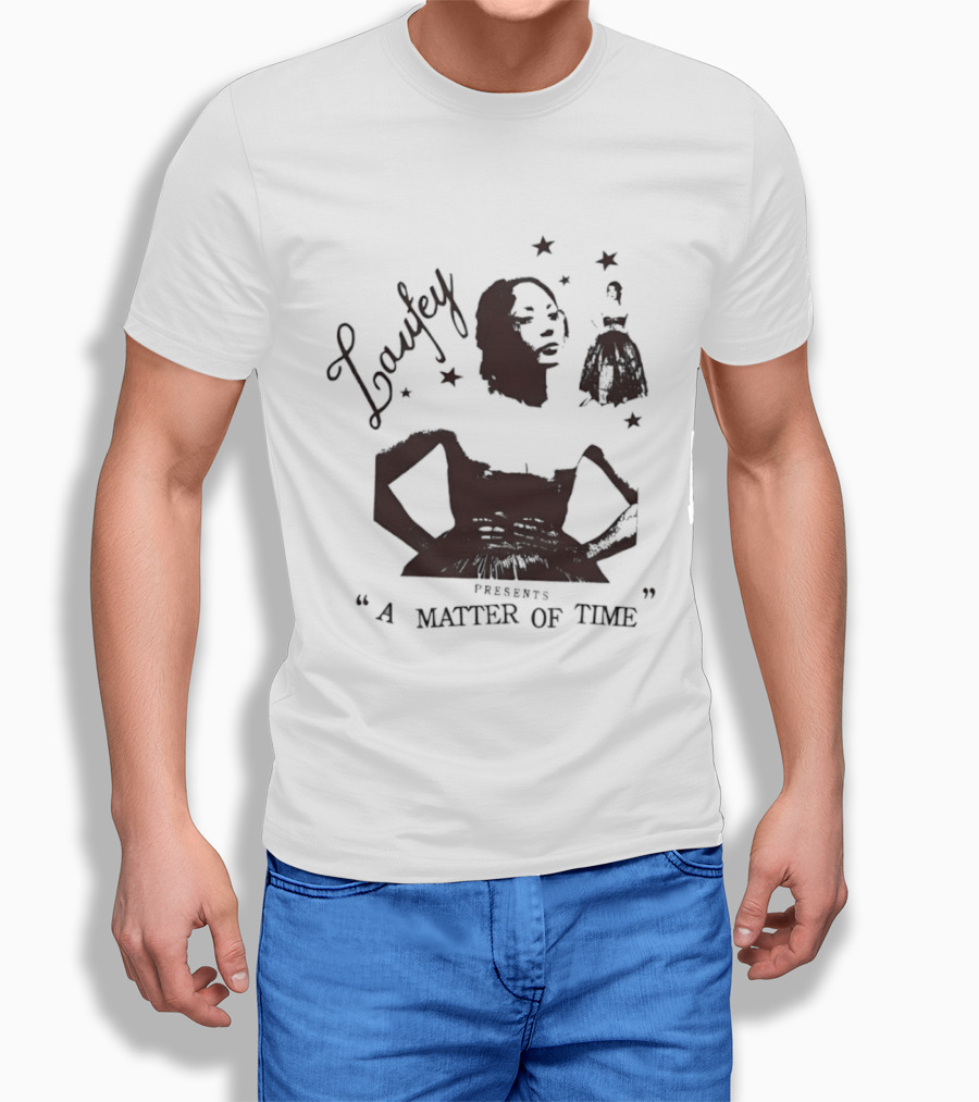 Laufey A Matter Of Time Features Retro Silhouette And Stars T-Shirt