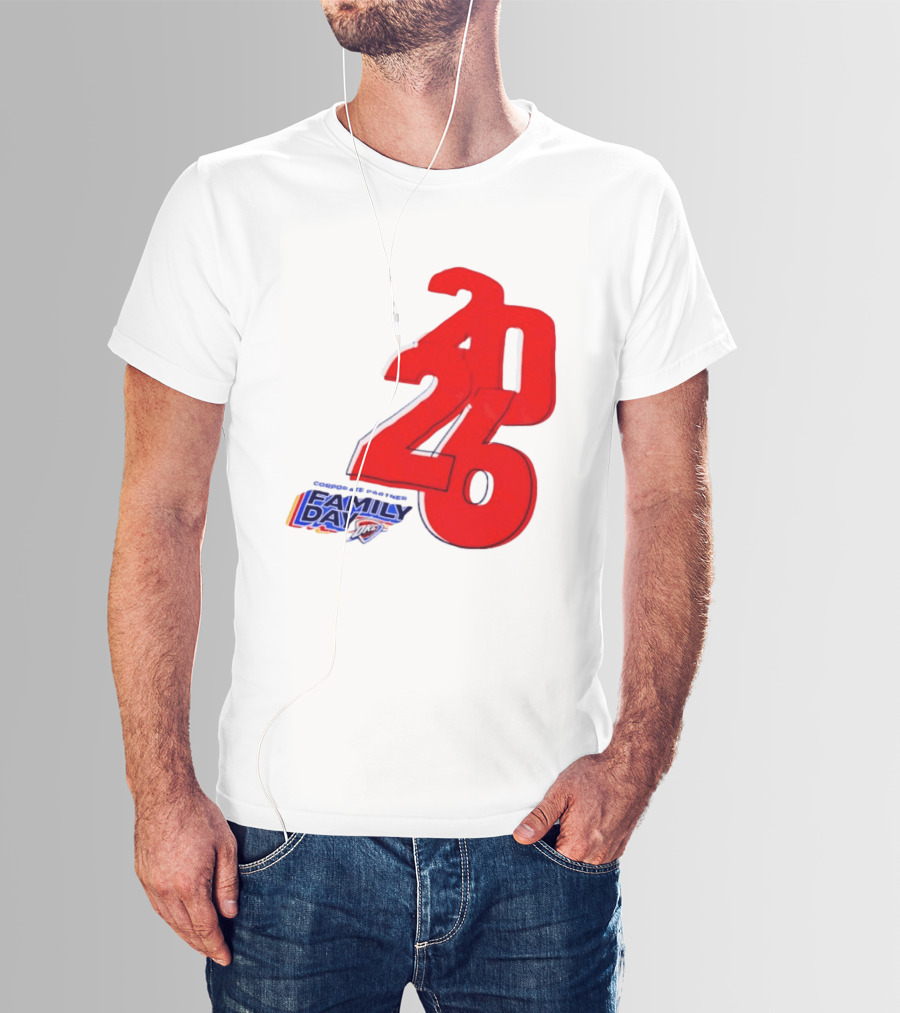 Oklahoma City Thunder Basketball Family Day Corporate Partner 2026 T-Shirt