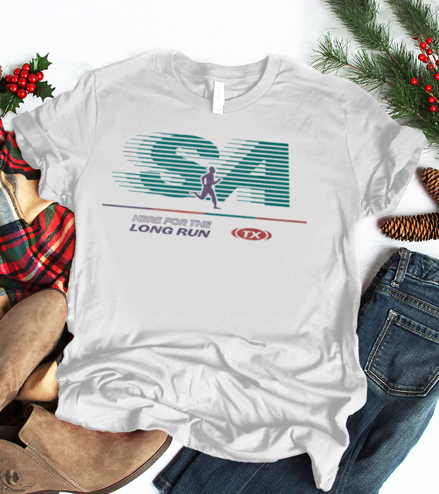 SA Here For The Long Run Runner Sports T-Shirt
