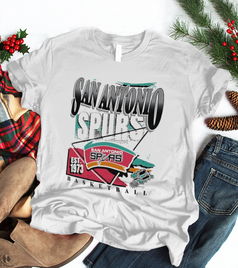 San Antonio Spurs Basketball Est 1973 T-Shirt