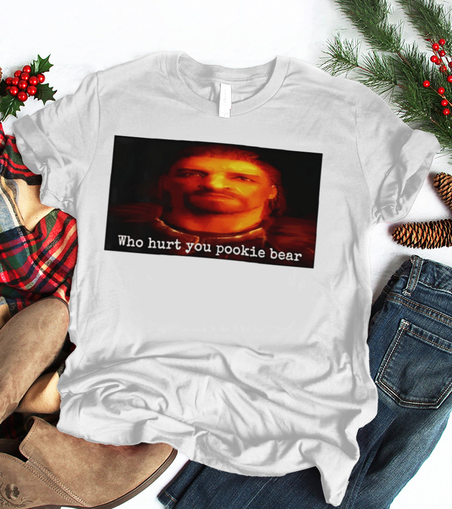 Who Hurt You Pookie Bear Video Game T-Shirt